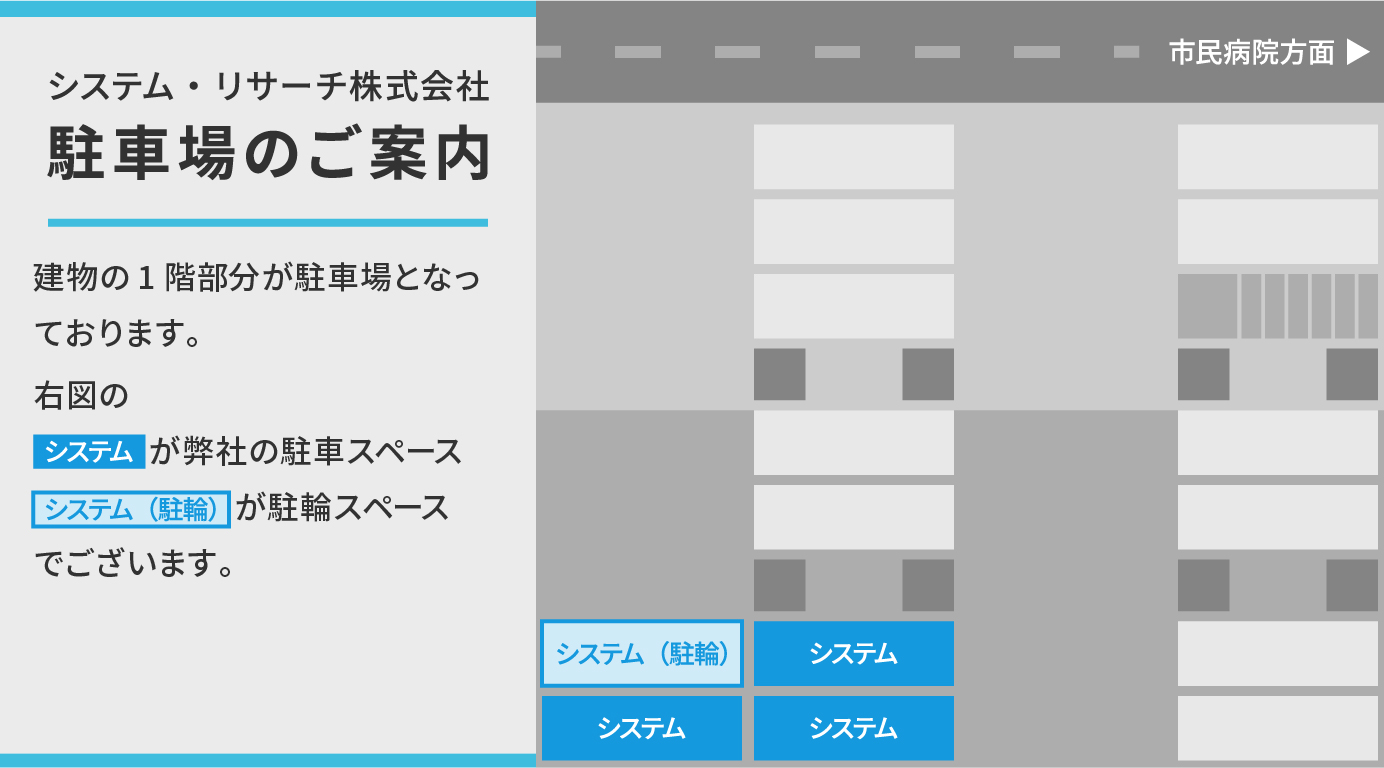 駐車場のご案内